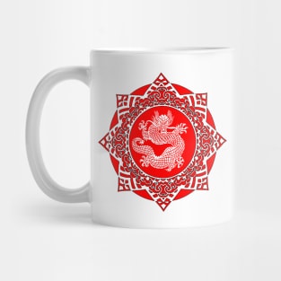 White Dragon Star Mug